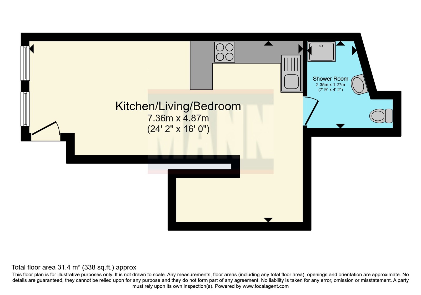 28, Station Road North, Southampton floorplan