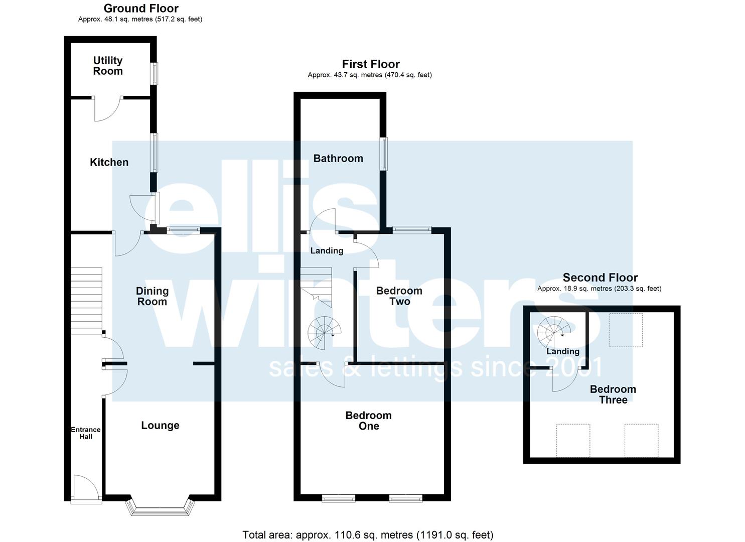10, Temple Close, Huntingdon floorplan