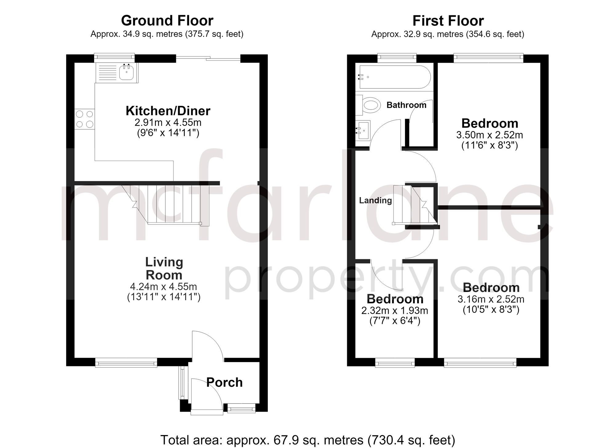 15 Tattershall, Swindon floorplan