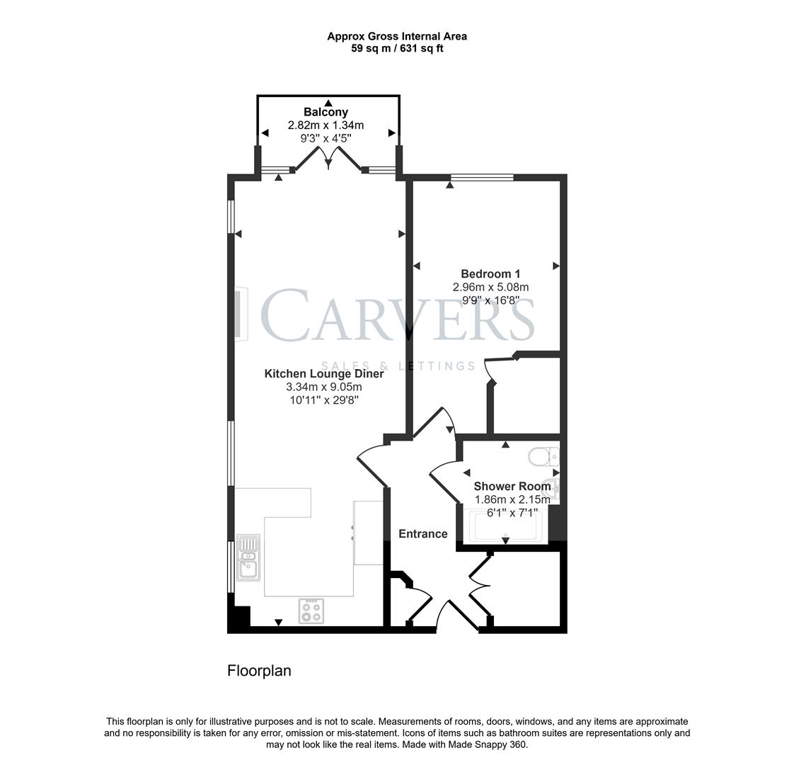 28 Emerson Court, 96, Carmel Road North, Darlington floorplan