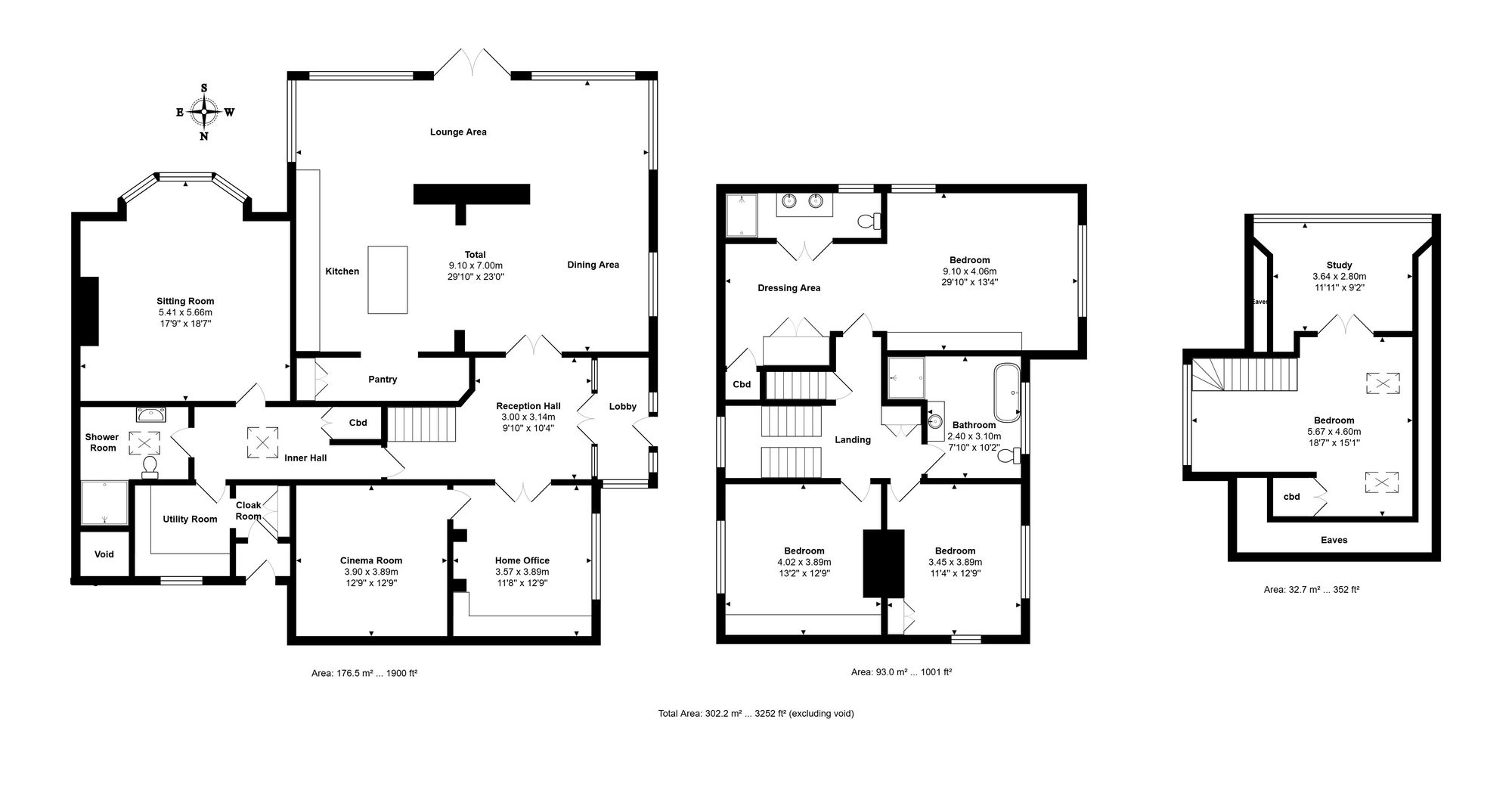 3 Drury Close, Harrogate floorplan