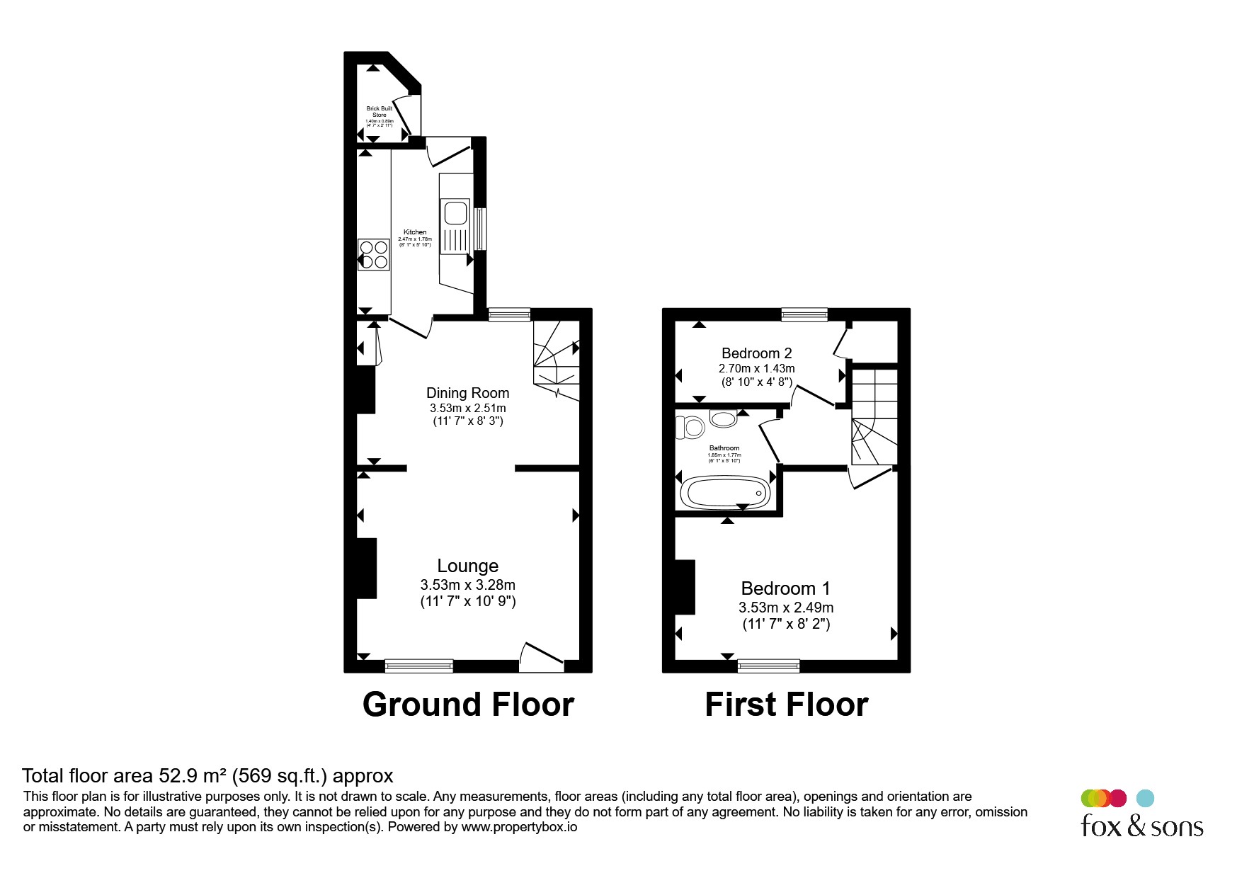 1, Frederick Cottages, Lewes Road, Haywards Heath floorplan
