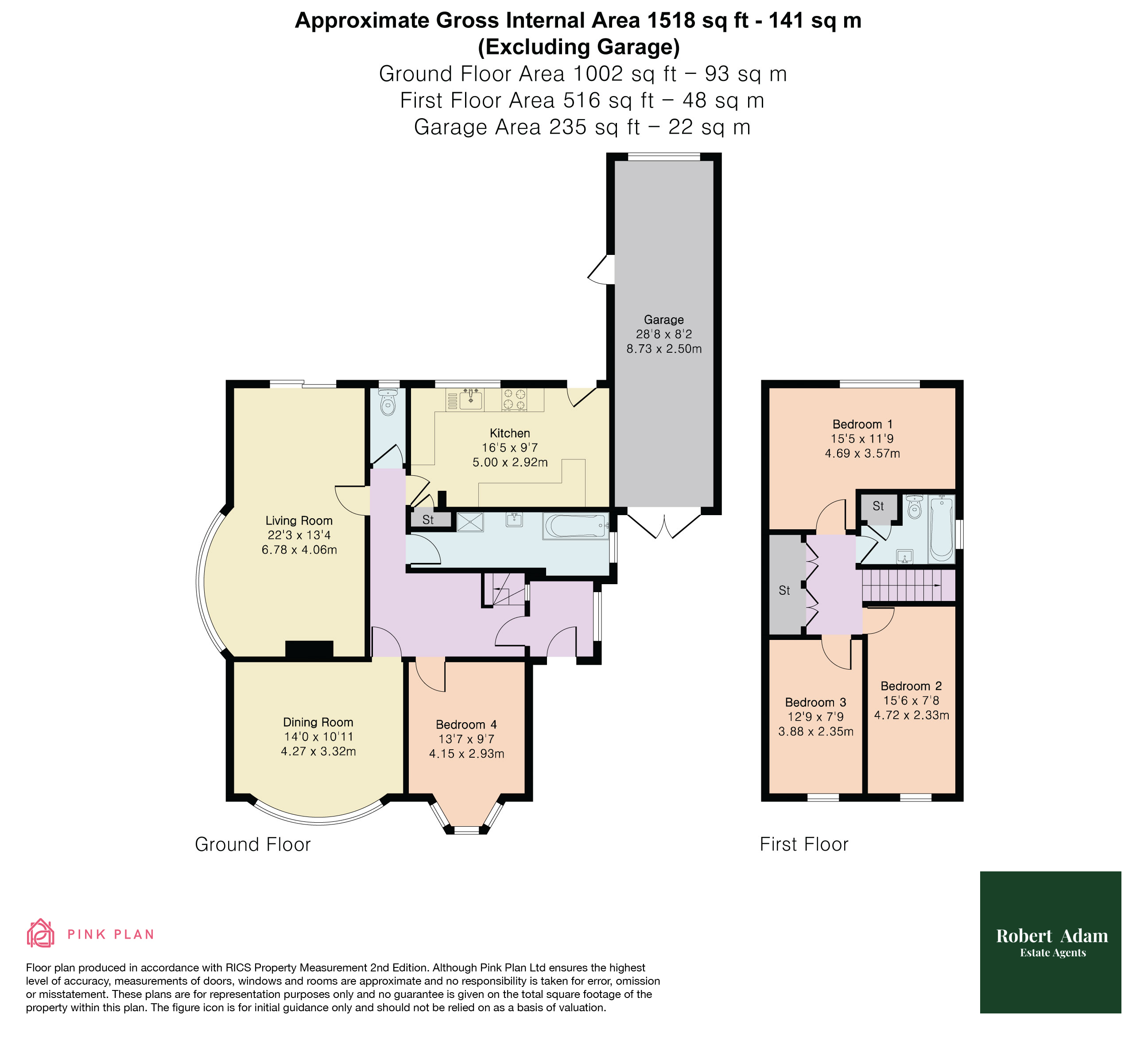 33, King James, Cuffley floorplan