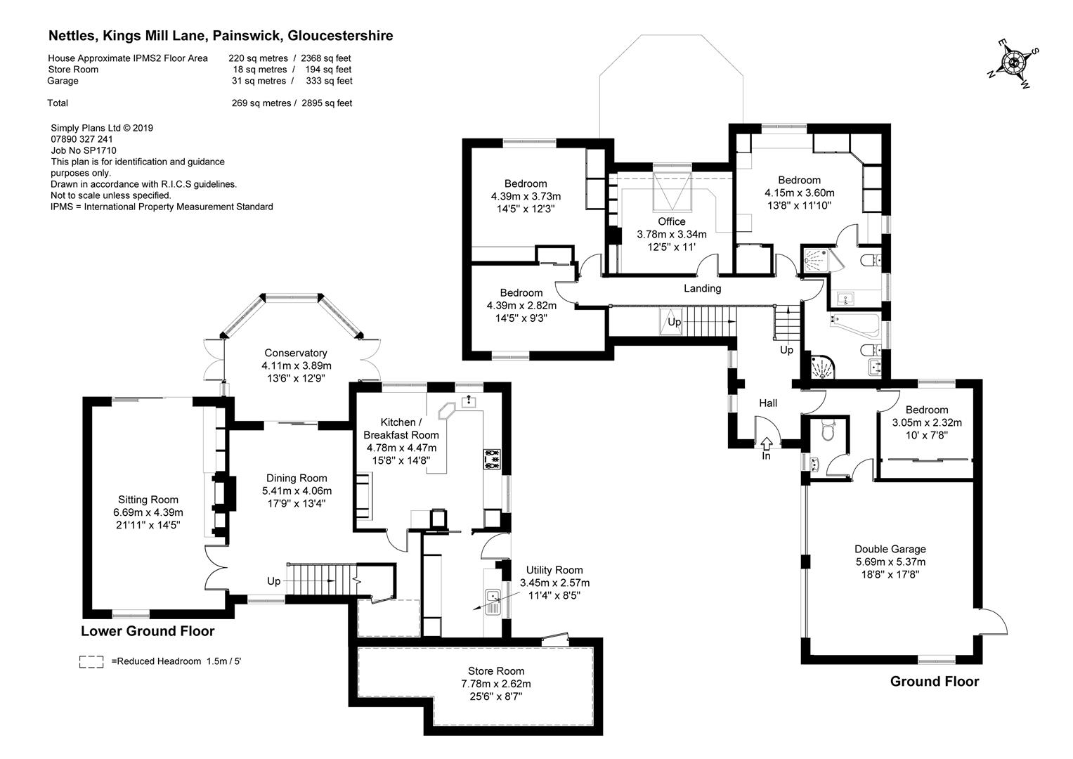 5 Bedrooms Detached house for sale in Kings Mill Lane, Painswick, Stroud GL6