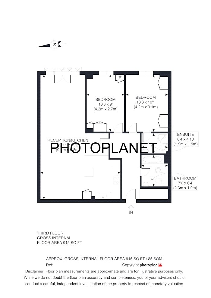 2 Bedrooms Flat to rent in Copperfield Road, Mile End E3
