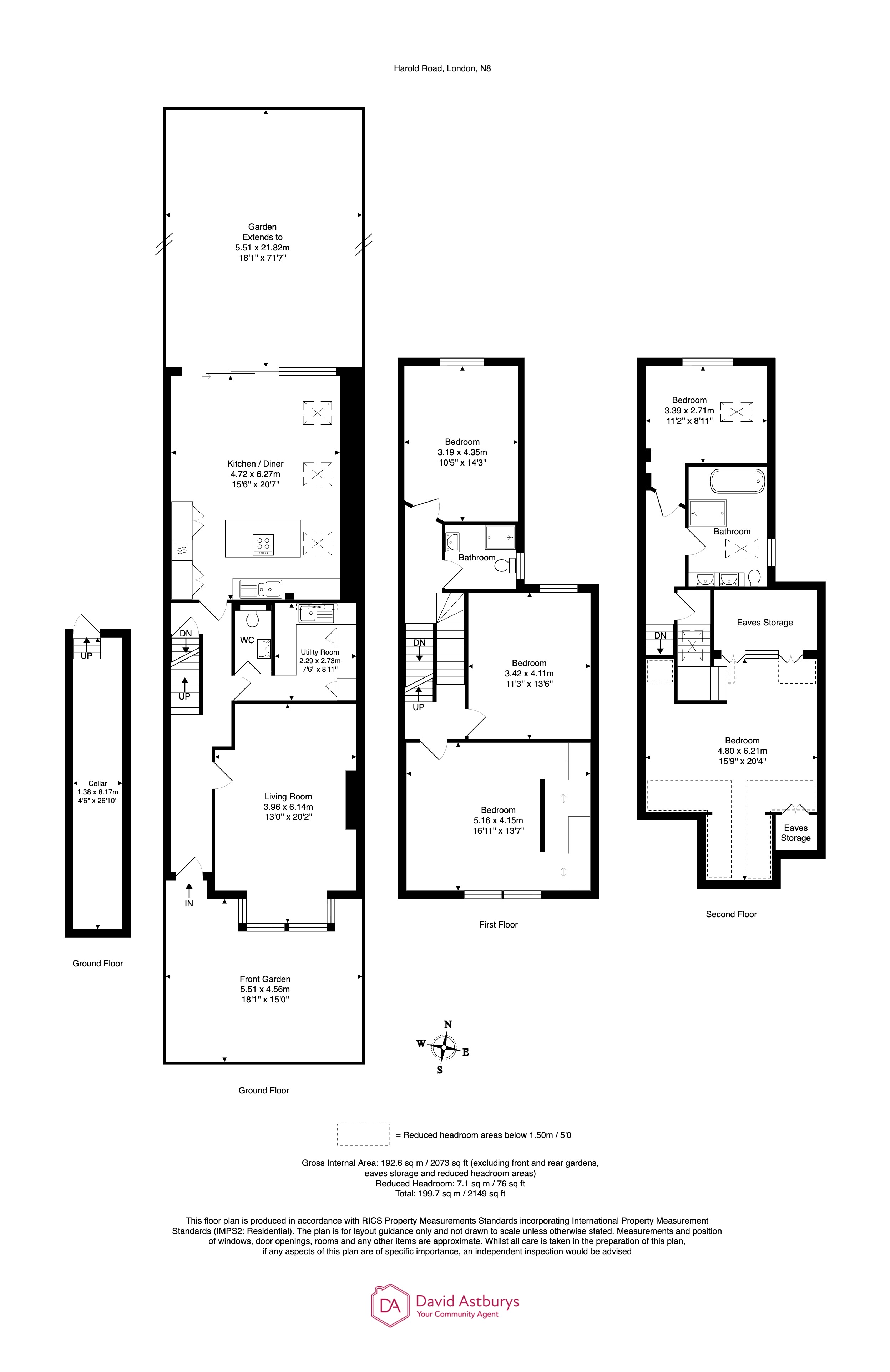 10, Harold Road, Crouch End floorplan