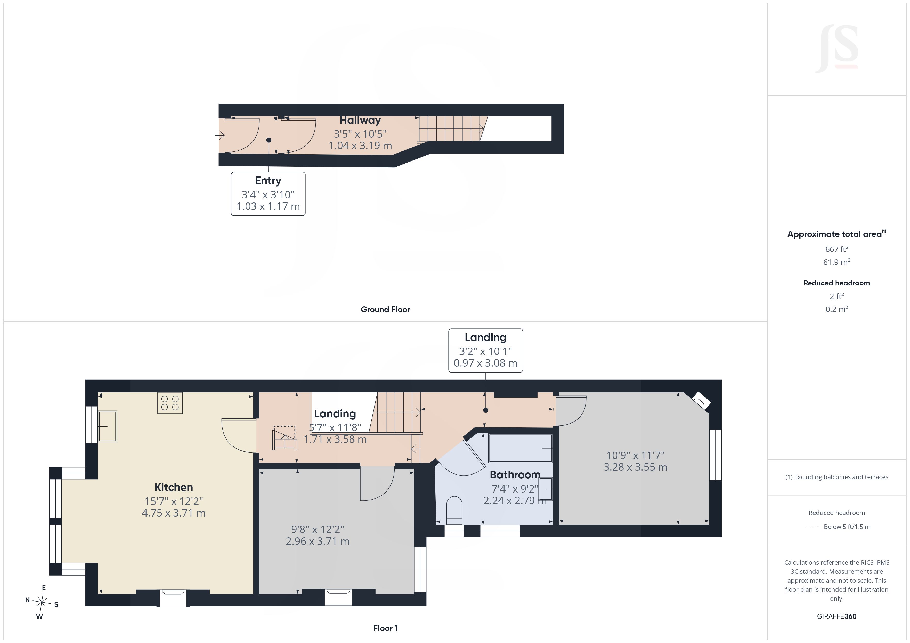 35, Northcourt Road, Worthing floorplan