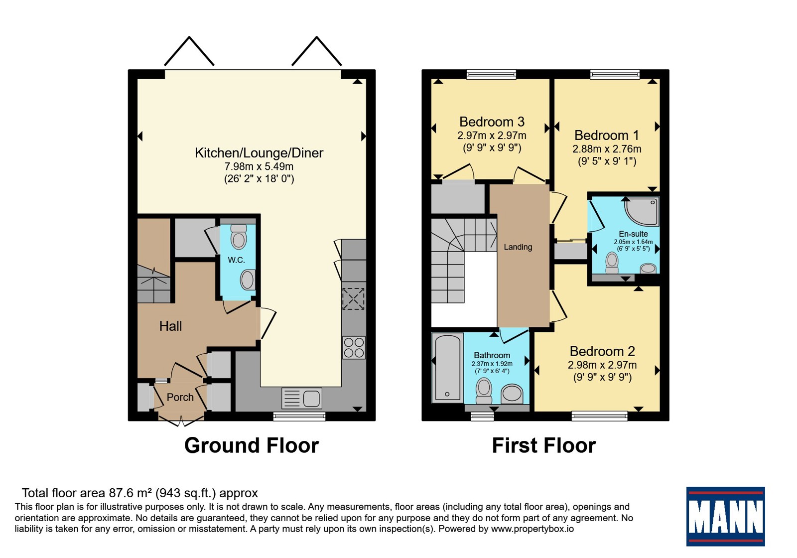 9, Fairbrass Way, Kent floorplan