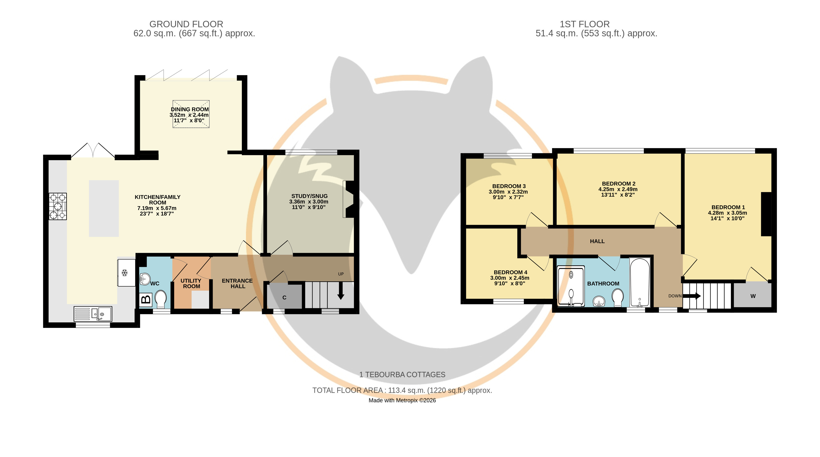 1 Tebourba Cottages,, Station Road, Lymington floorplan