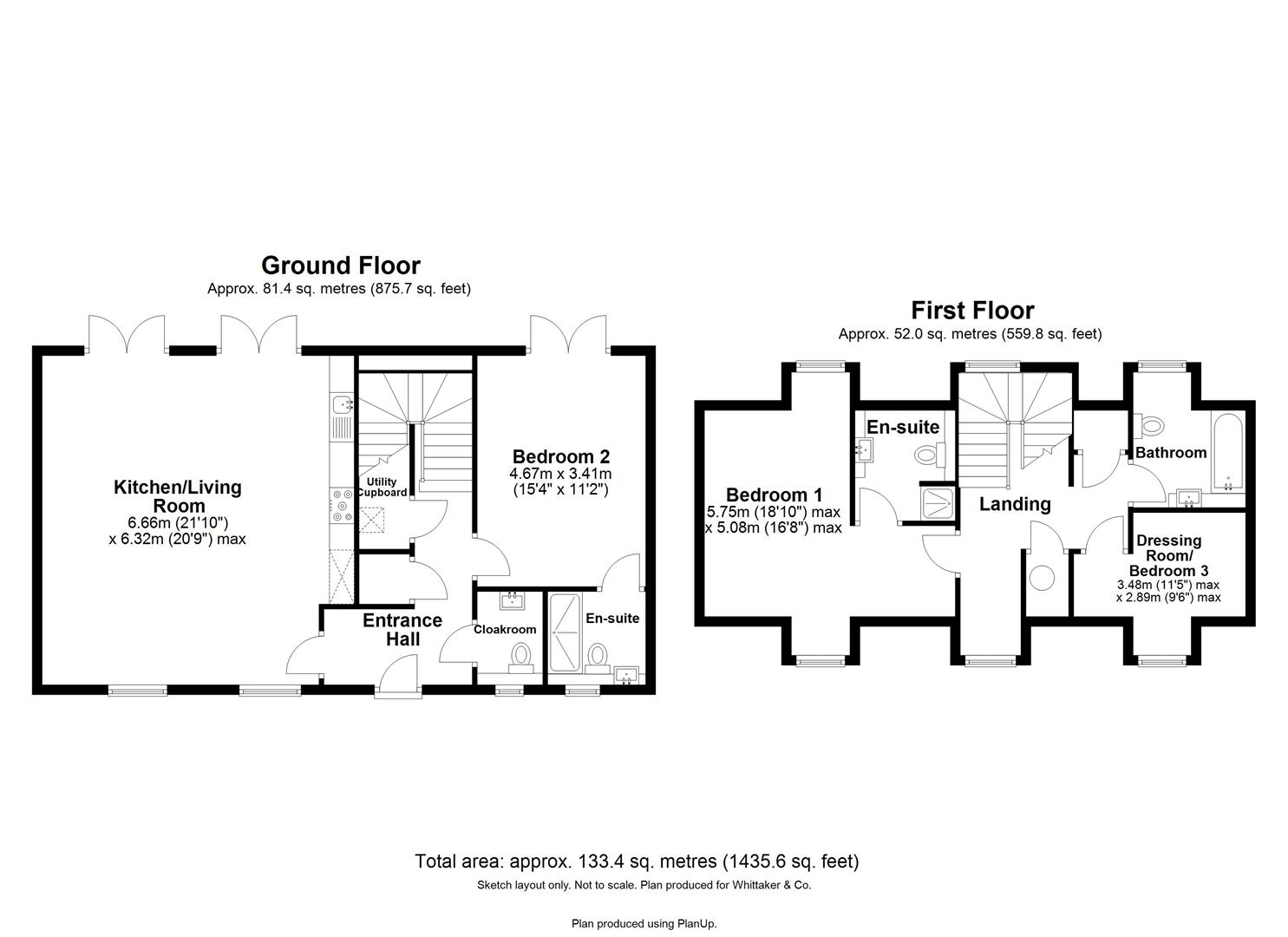 13, Gibbs Close, Harpenden floorplan