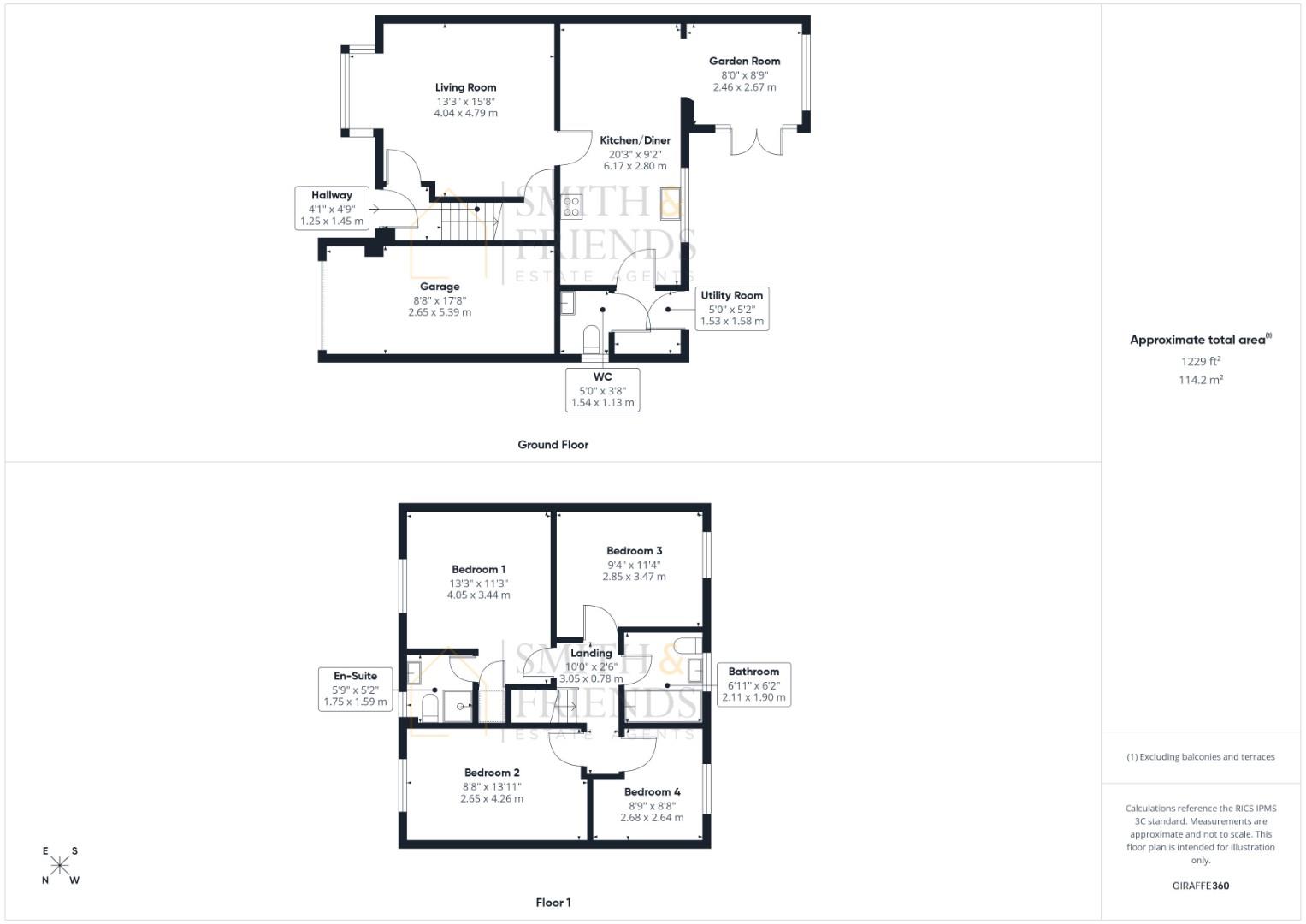 3, Lambfield Way, Ingleby Barwick floorplan