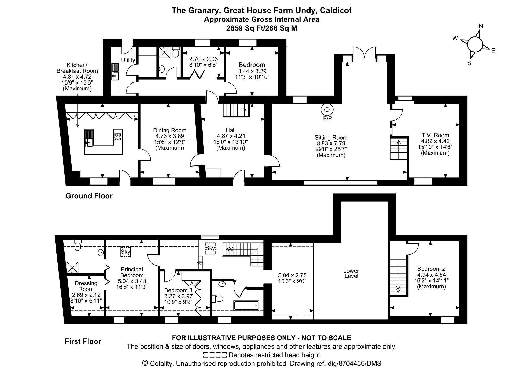 The Granary, Great House Farm, Undy floorplan