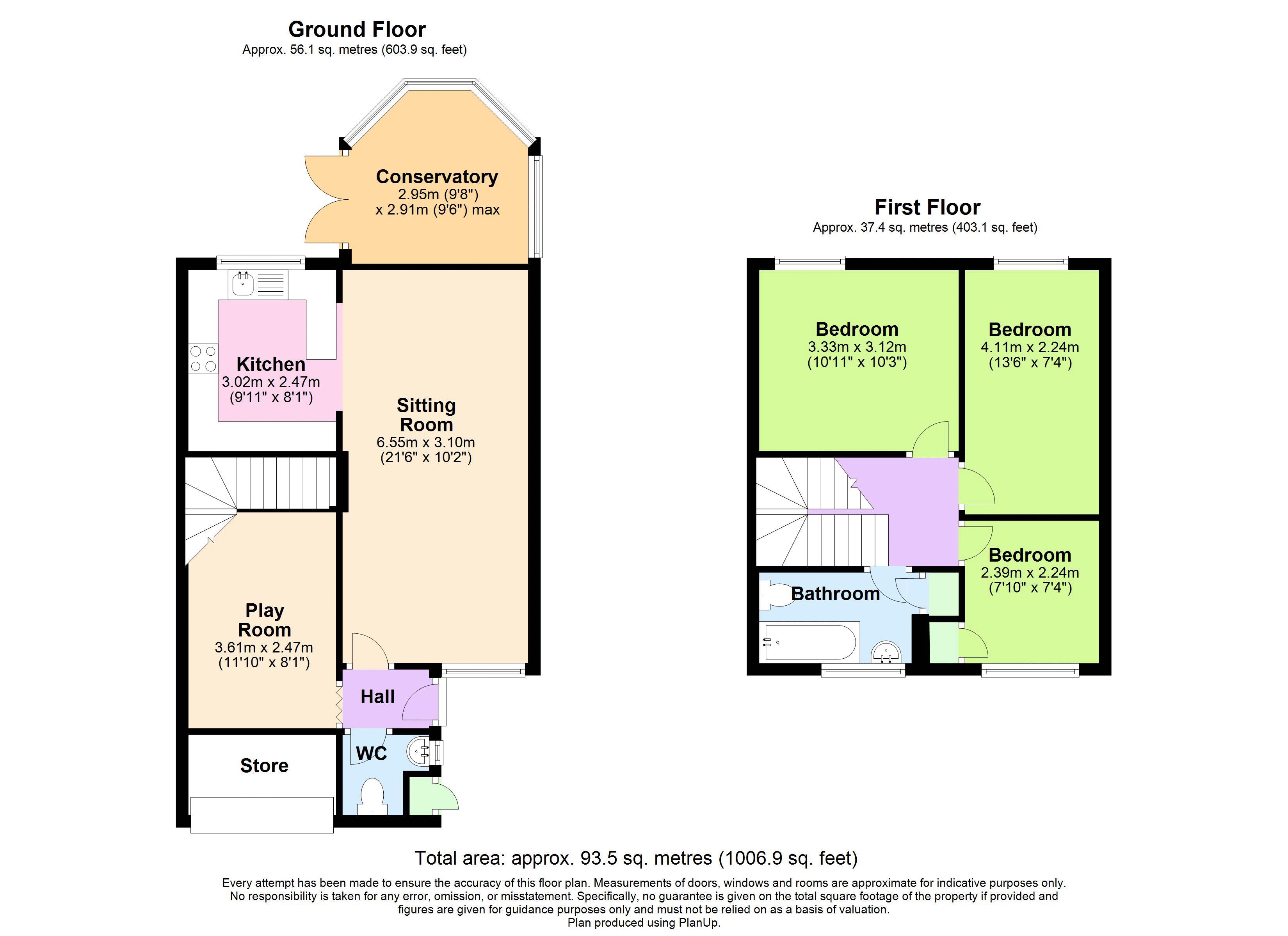 3 Bedrooms Terraced house for sale in Evenlode Close, Grove, Wantage OX12
