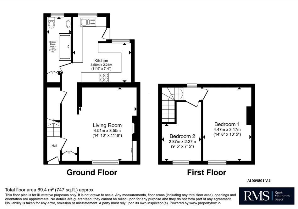 10, Victoria Terrace, Alnwick floorplan