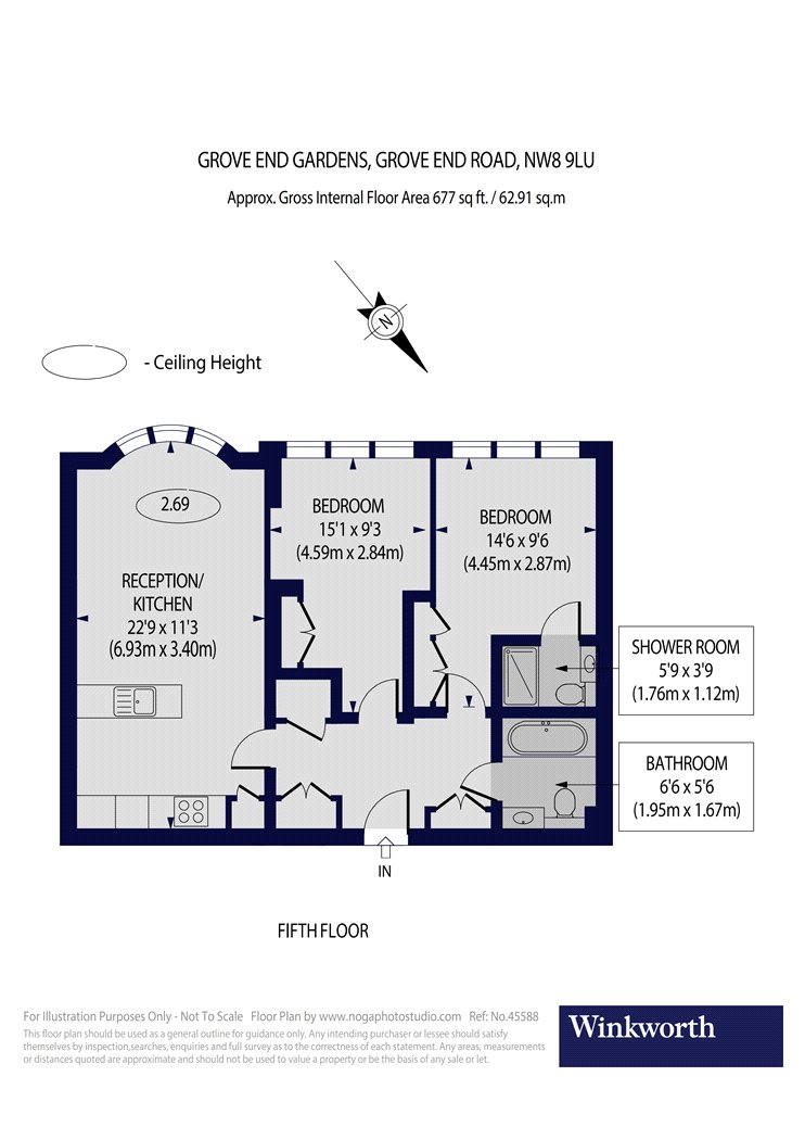 246, Grove End Gardens, St John's Wood floorplan