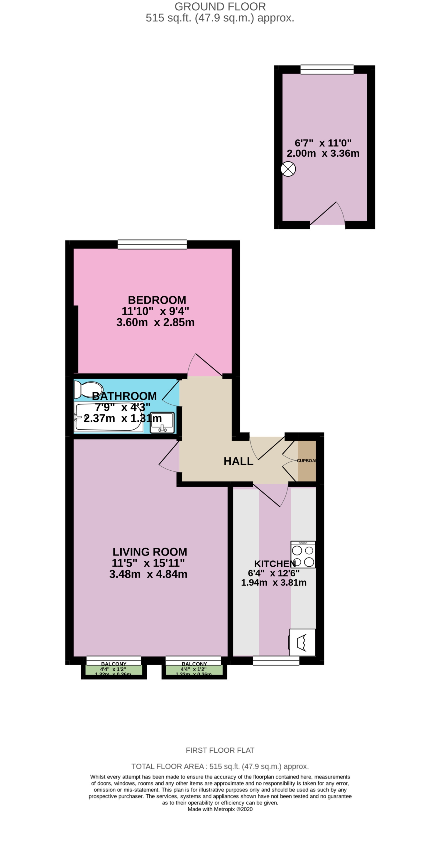 81 Montpelier Road, East Sussex floorplan