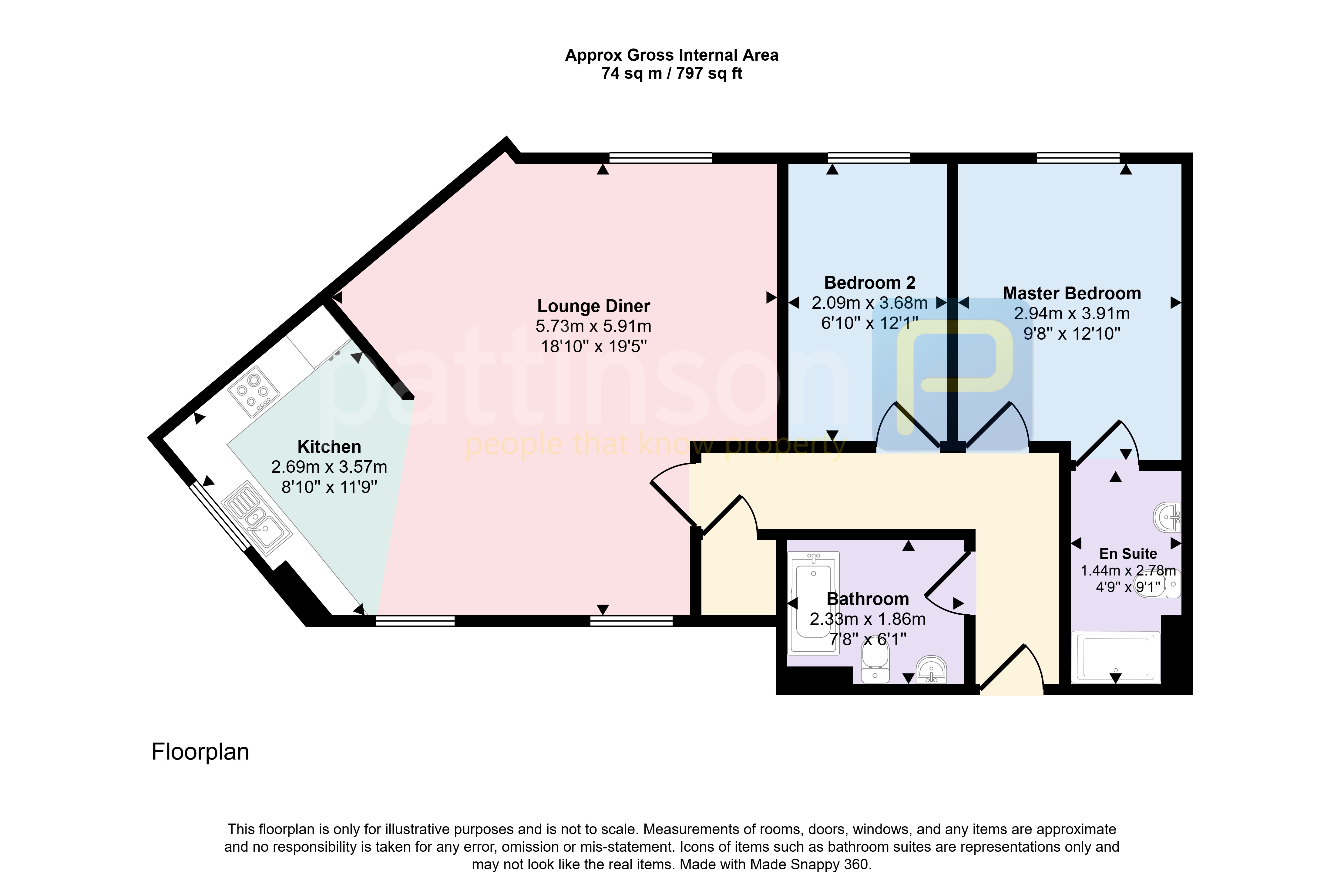 68, Redwood Avenue, South Shields floorplan