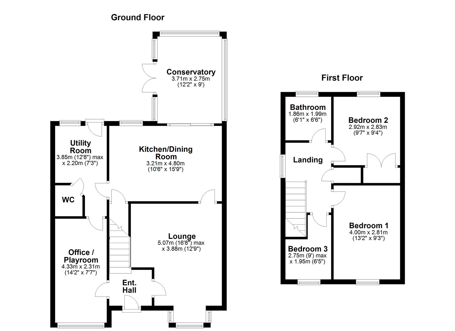 3 Bedrooms Detached house for sale in Polperro Way, Meir Park, Stoke-On-Trent ST3