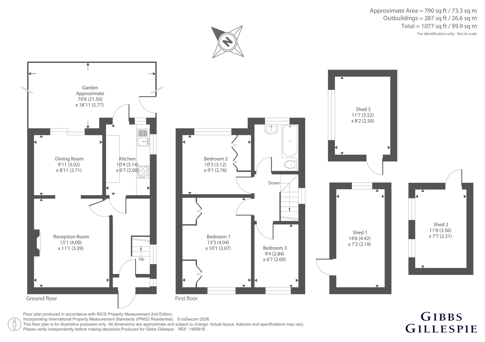629, Field End Road, Ruislip floorplan