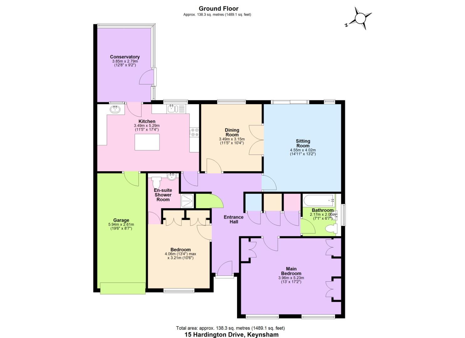 15, Hardington Drive, Bristol floorplan