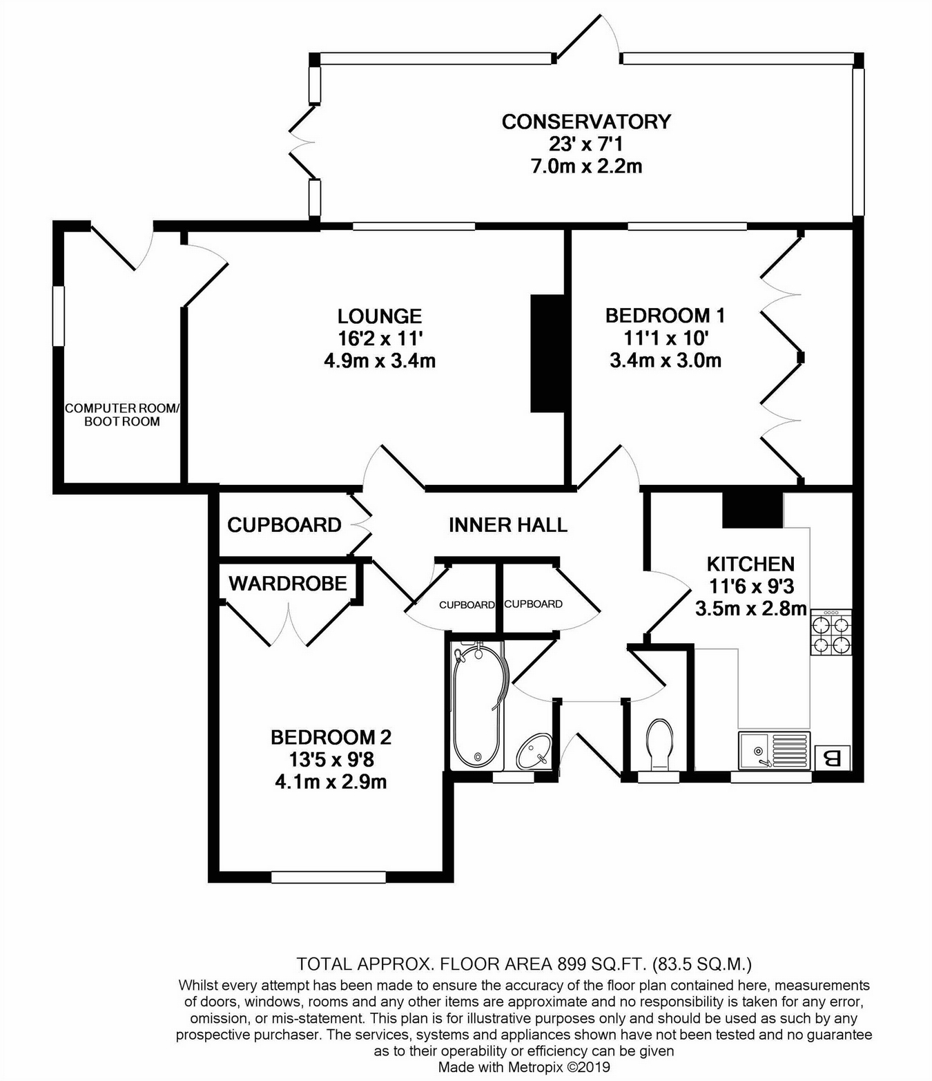 2 Bedrooms Flat for sale in Grange Road, Sevenoaks, Kent TN13