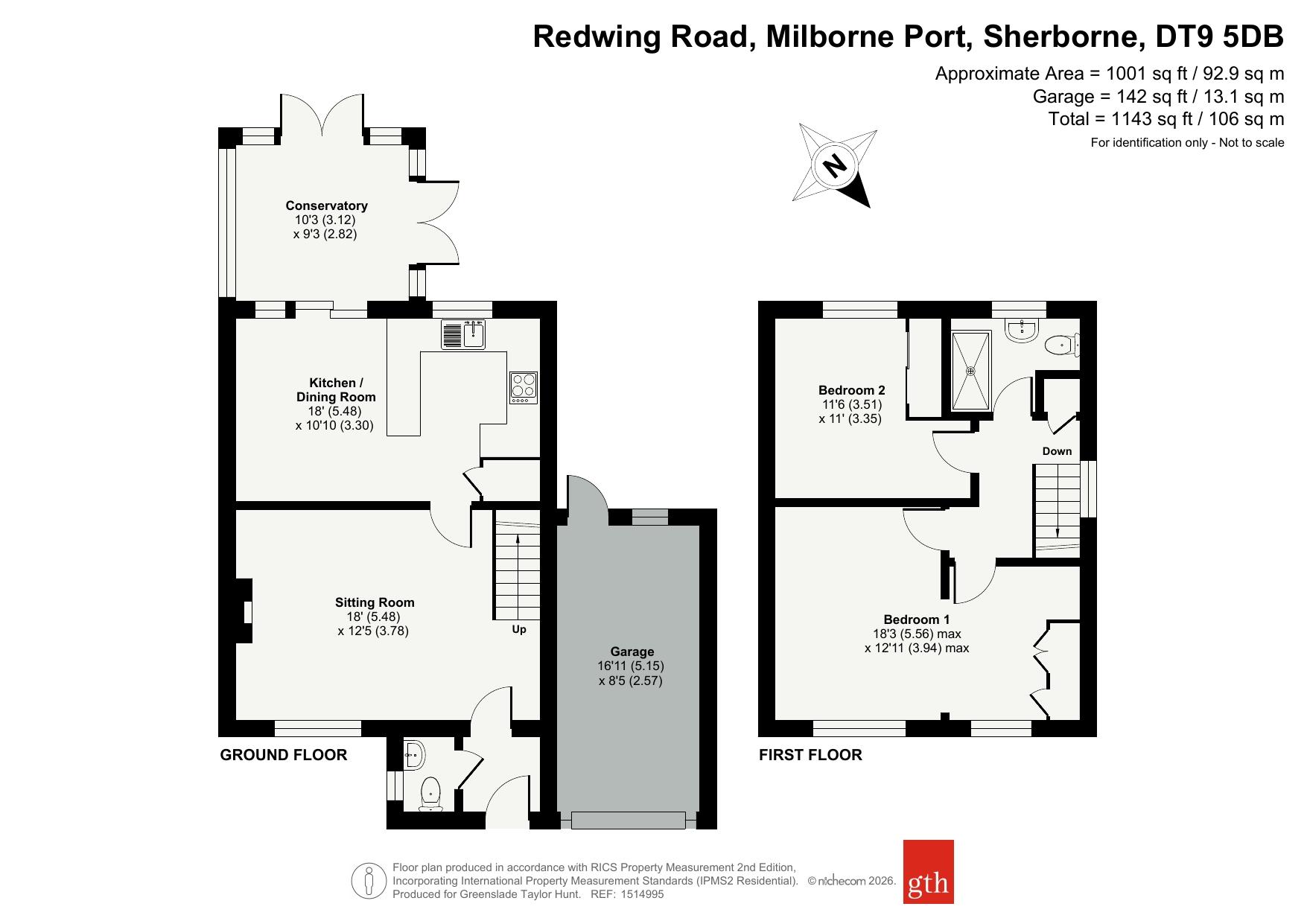 2, Redwing Road, Sherborne floorplan