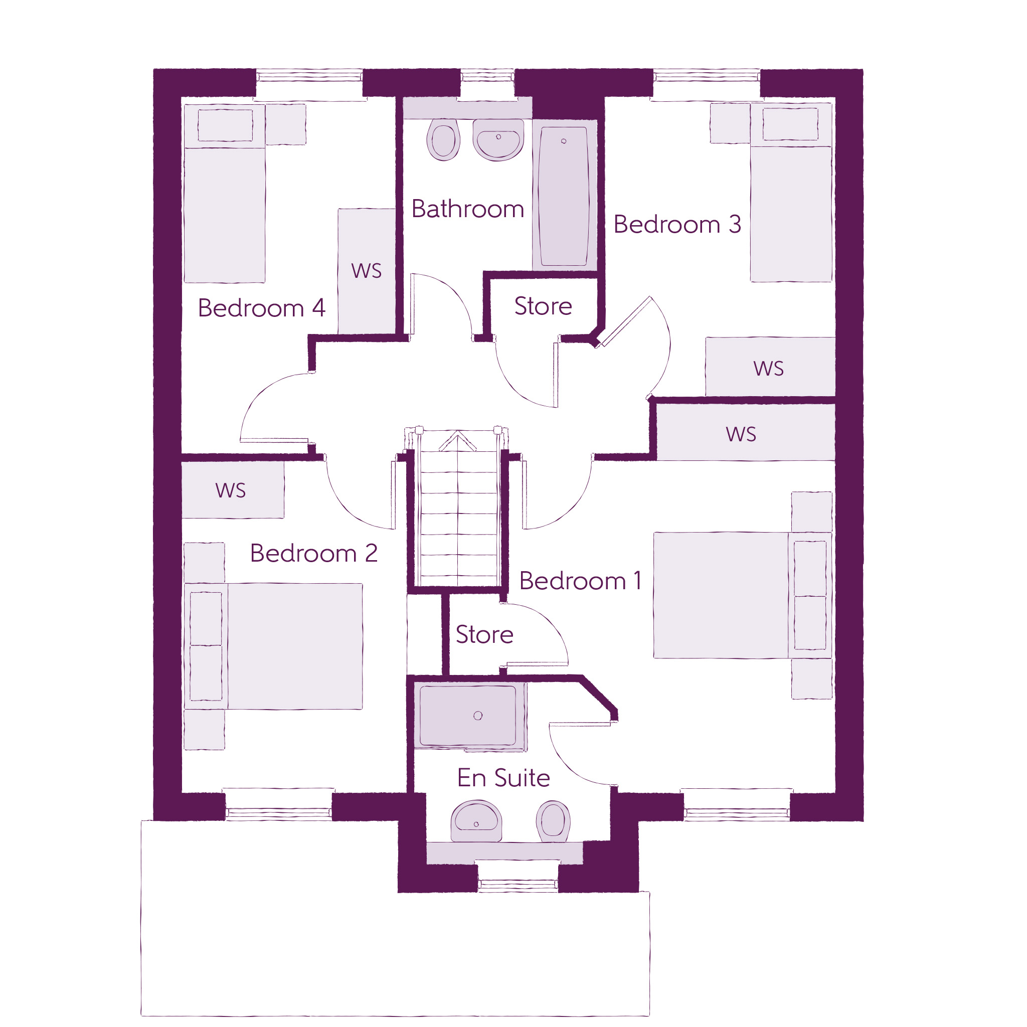 163, Blenheim Avenue, Brough floorplan