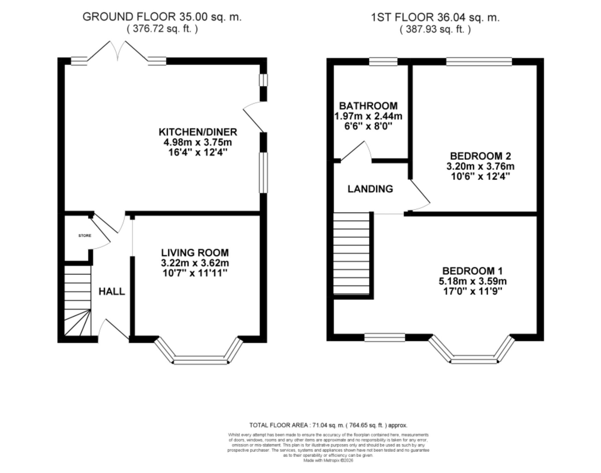 14 Louise Drive, Stoke-On-Trent floorplan