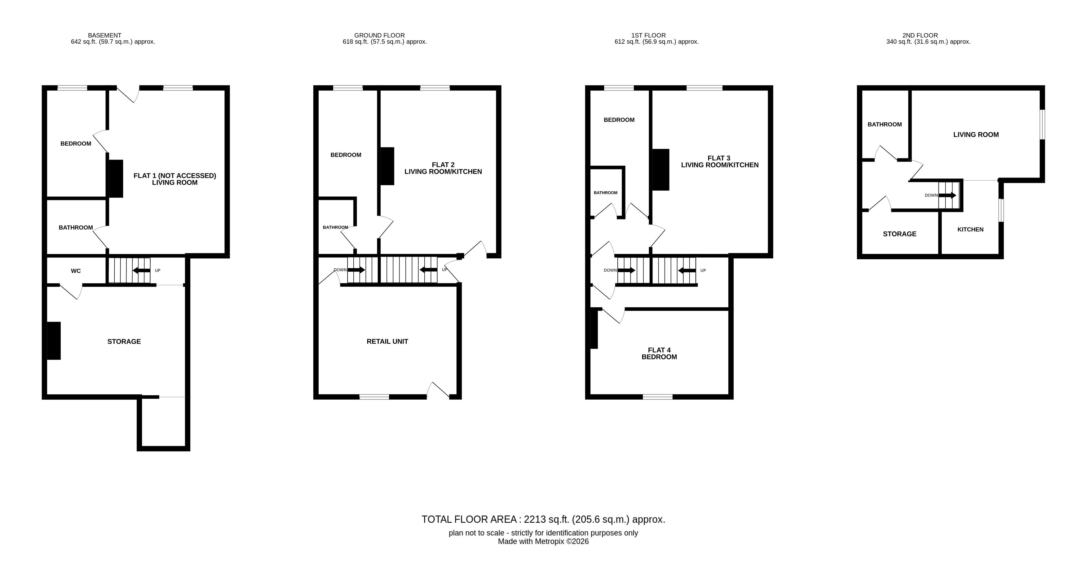26, Kirkgate, Keighley floorplan