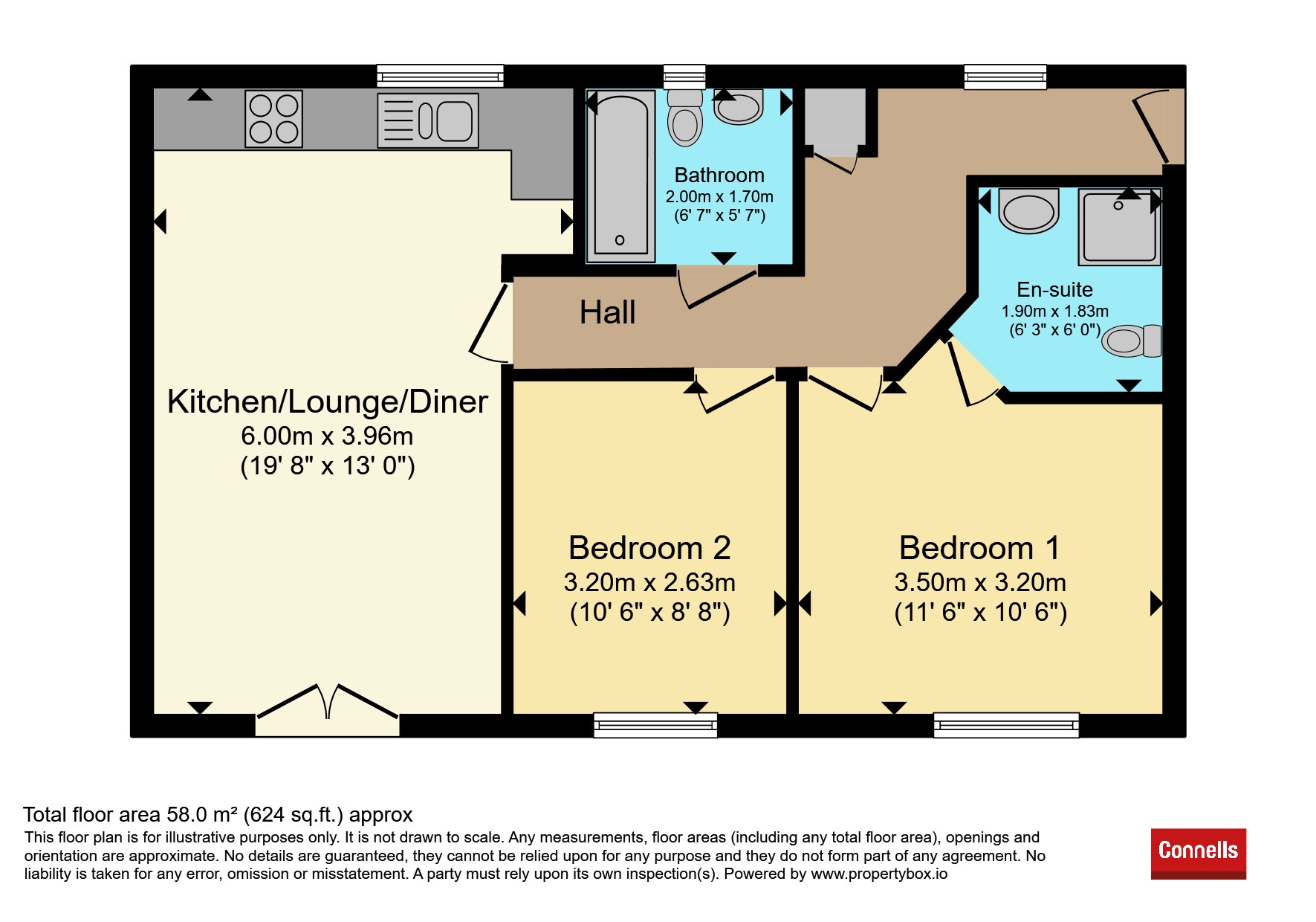 74, Cannock Road, Corby floorplan