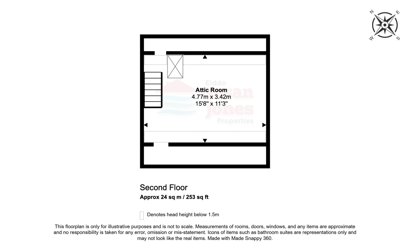 4 Eifl Road, Caernarfon floorplan