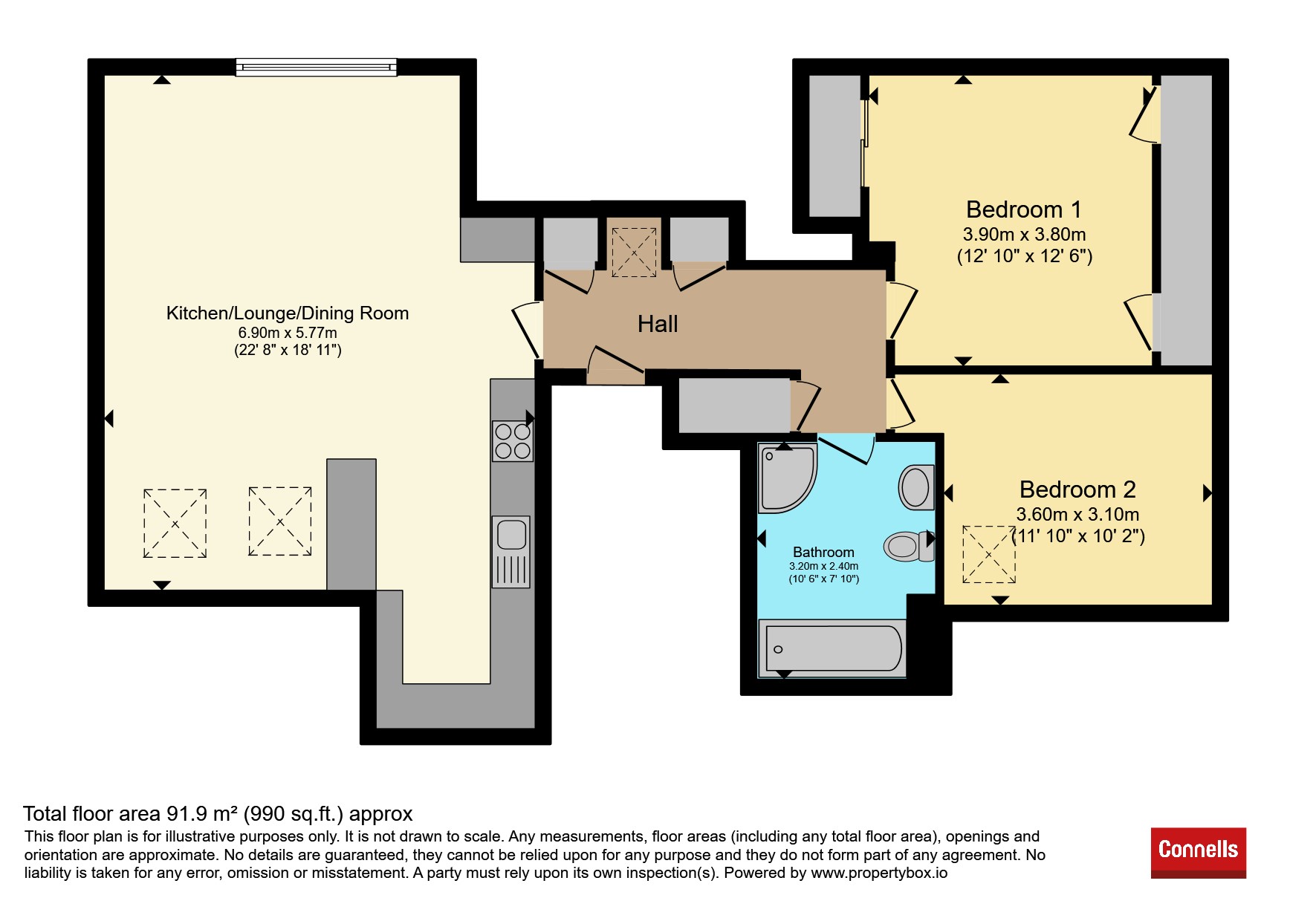 Flat 5, The Ansty Cross, Cuckfield Road, Haywards Heath floorplan
