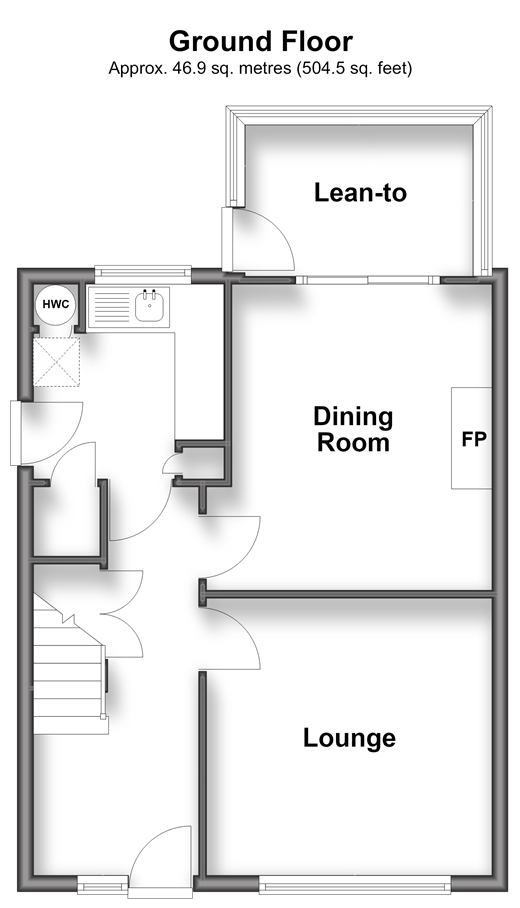 Denchers Plat Langley Green, Crawley floorplan