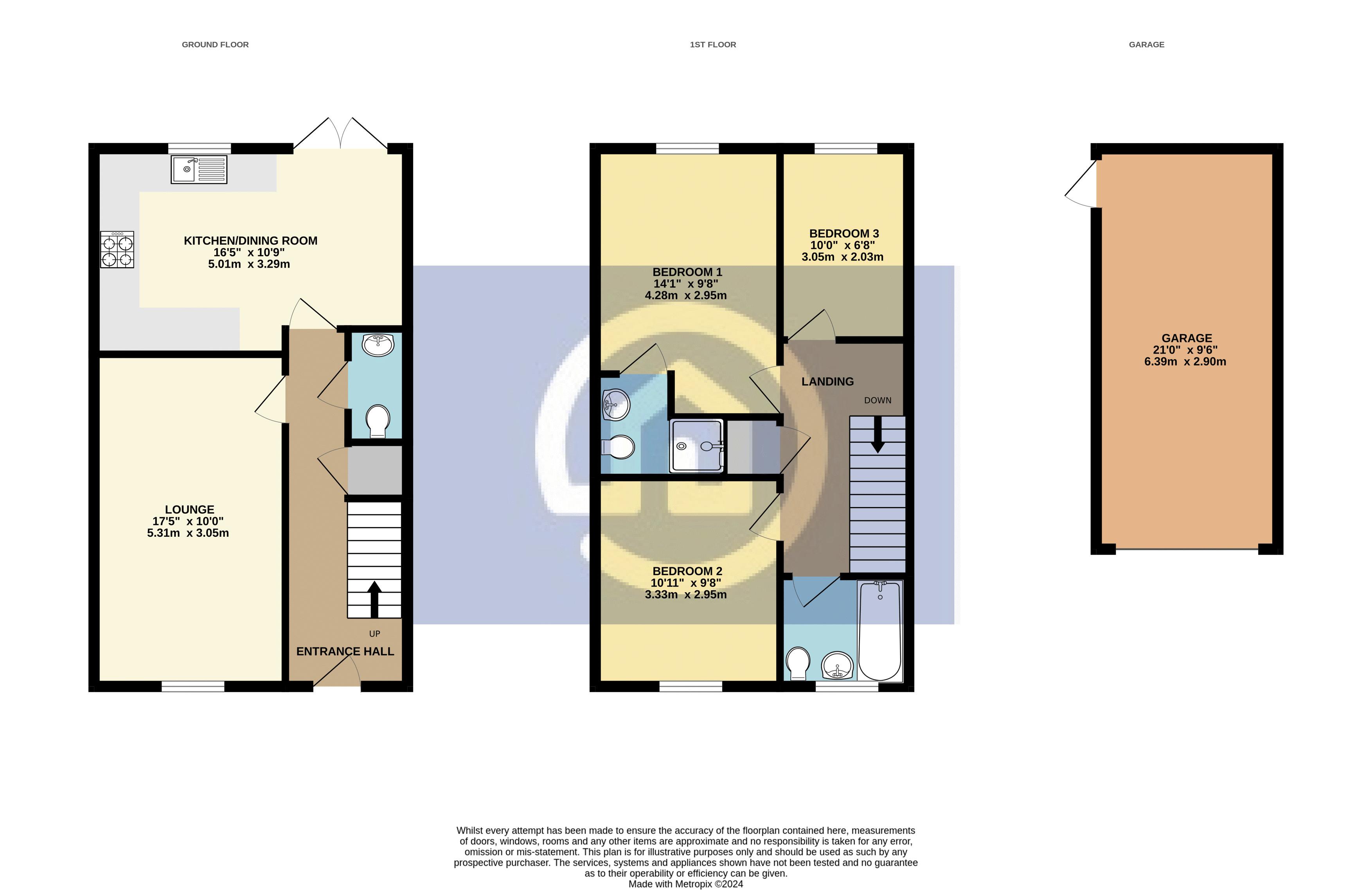 3, Centenary Place, Bedford floorplan