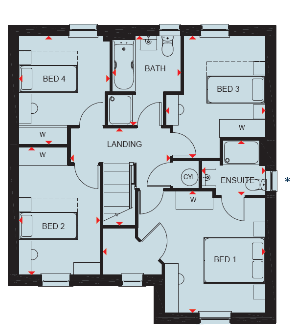 H74919, Broad Lane/Lower Lane, Rochdale floorplan
