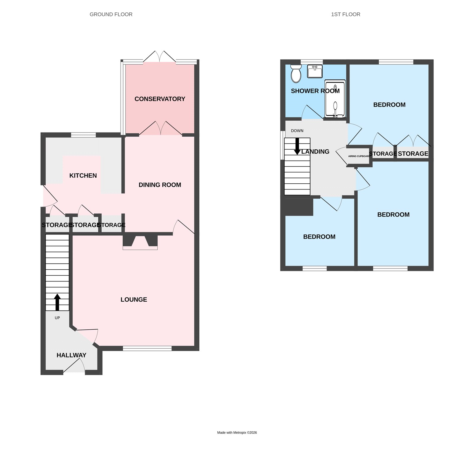 1, Chaffinch Way, Shrewsbury floorplan