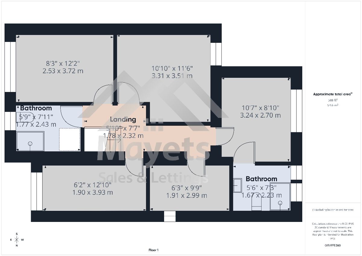 6 Audley Lane, Blackburn floorplan