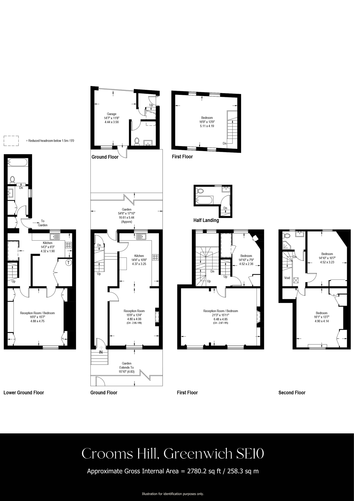 44 Crooms Hill, London floorplan