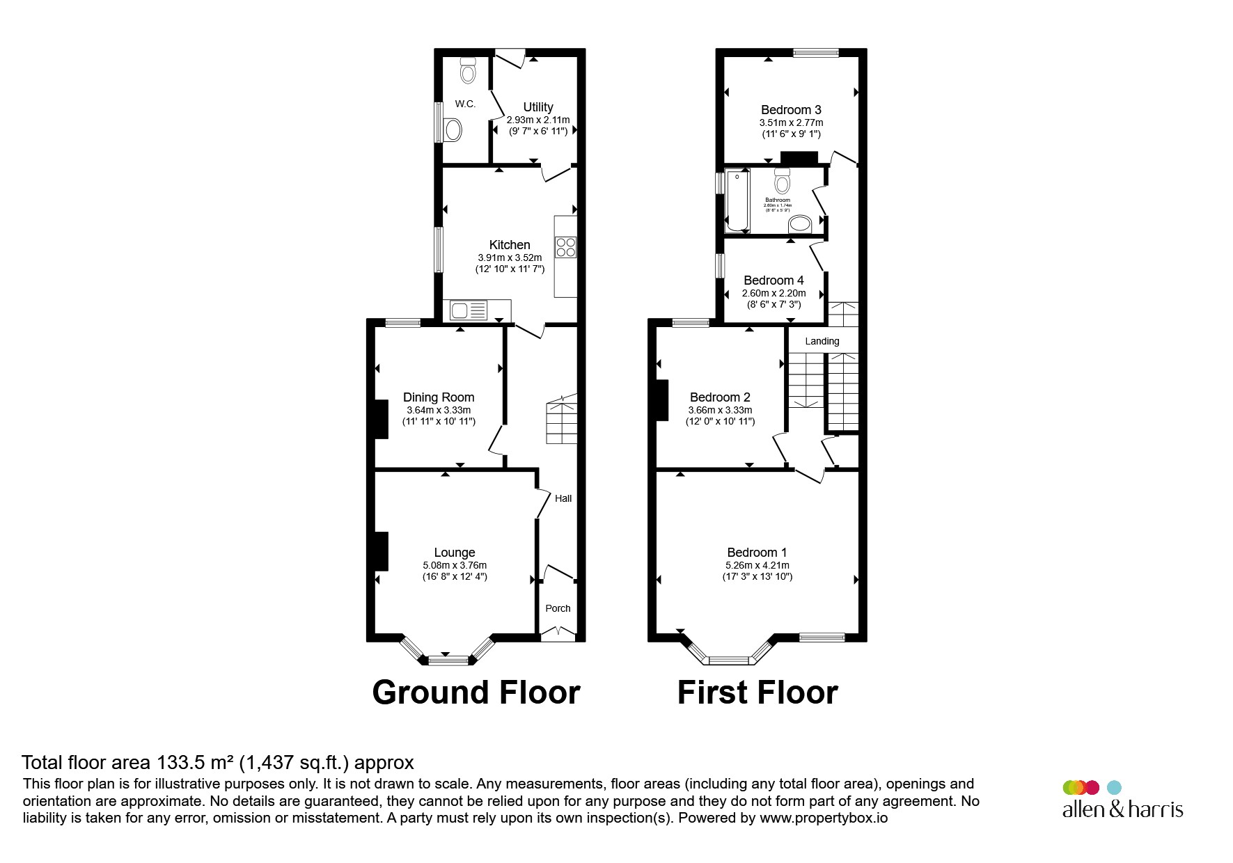 64, Broad Street, Barry floorplan