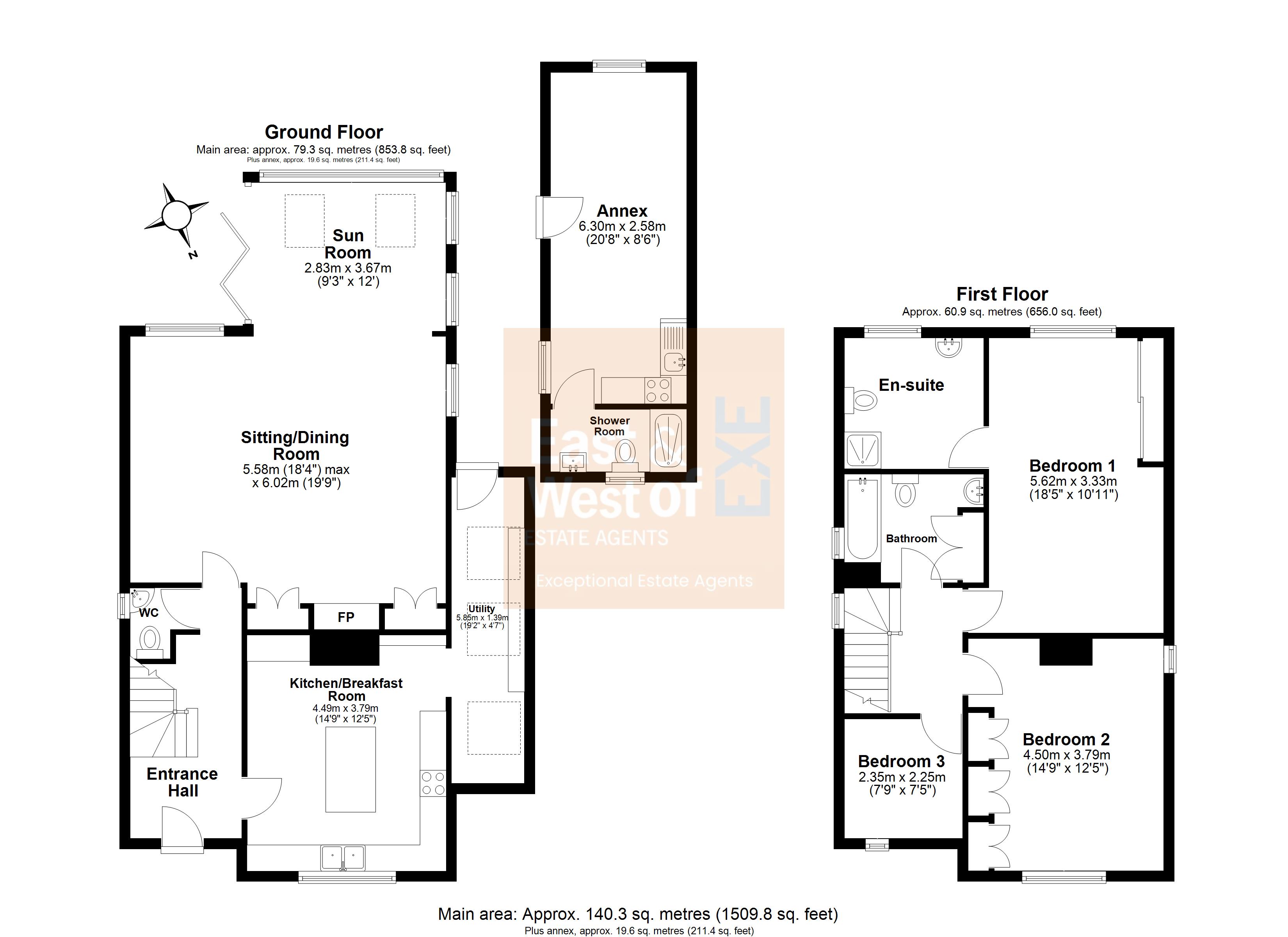 Fairlawn, Orchard Close, Exmouth floorplan