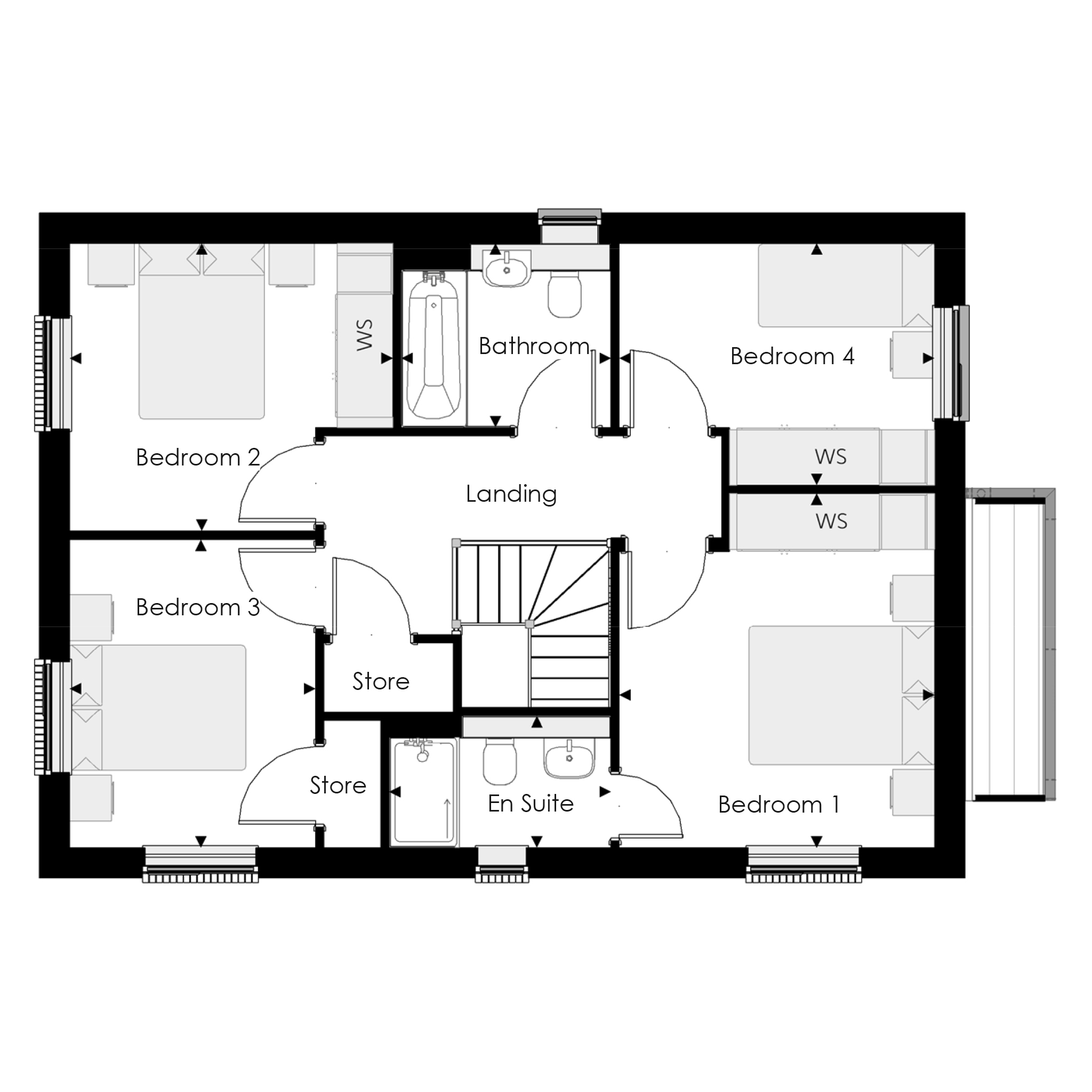 3, Station Lane, Pelton Lane Ends, Pelton floorplan