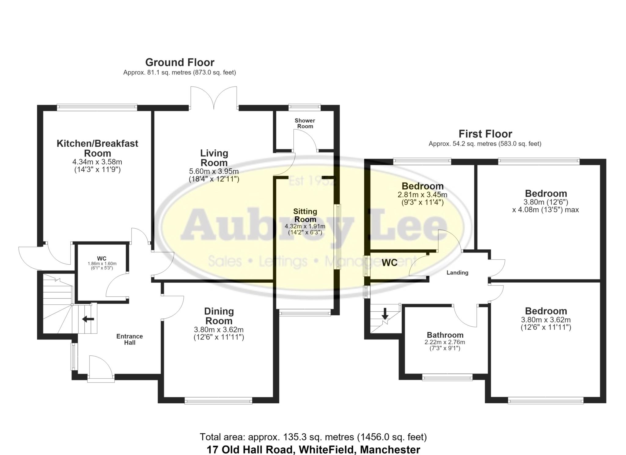 17, Old Hall Road, Manchester floorplan