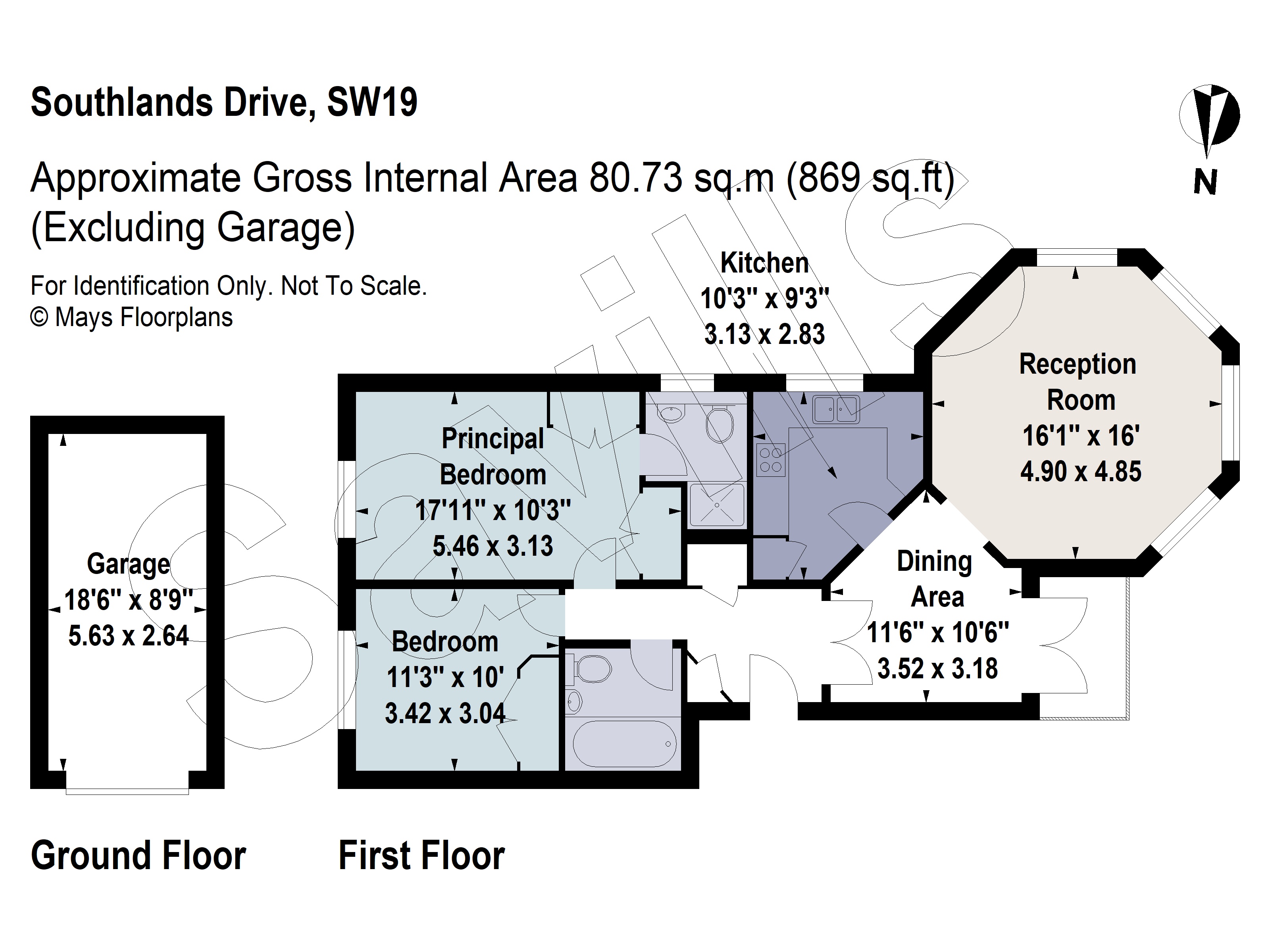 25, Southlands Drive, London floorplan
