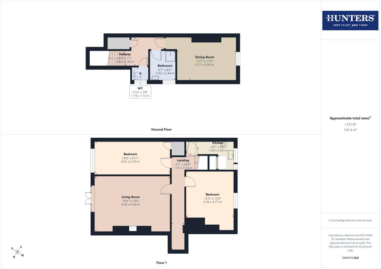 Flat 9, 40, Esplanade, Scarborough floorplan