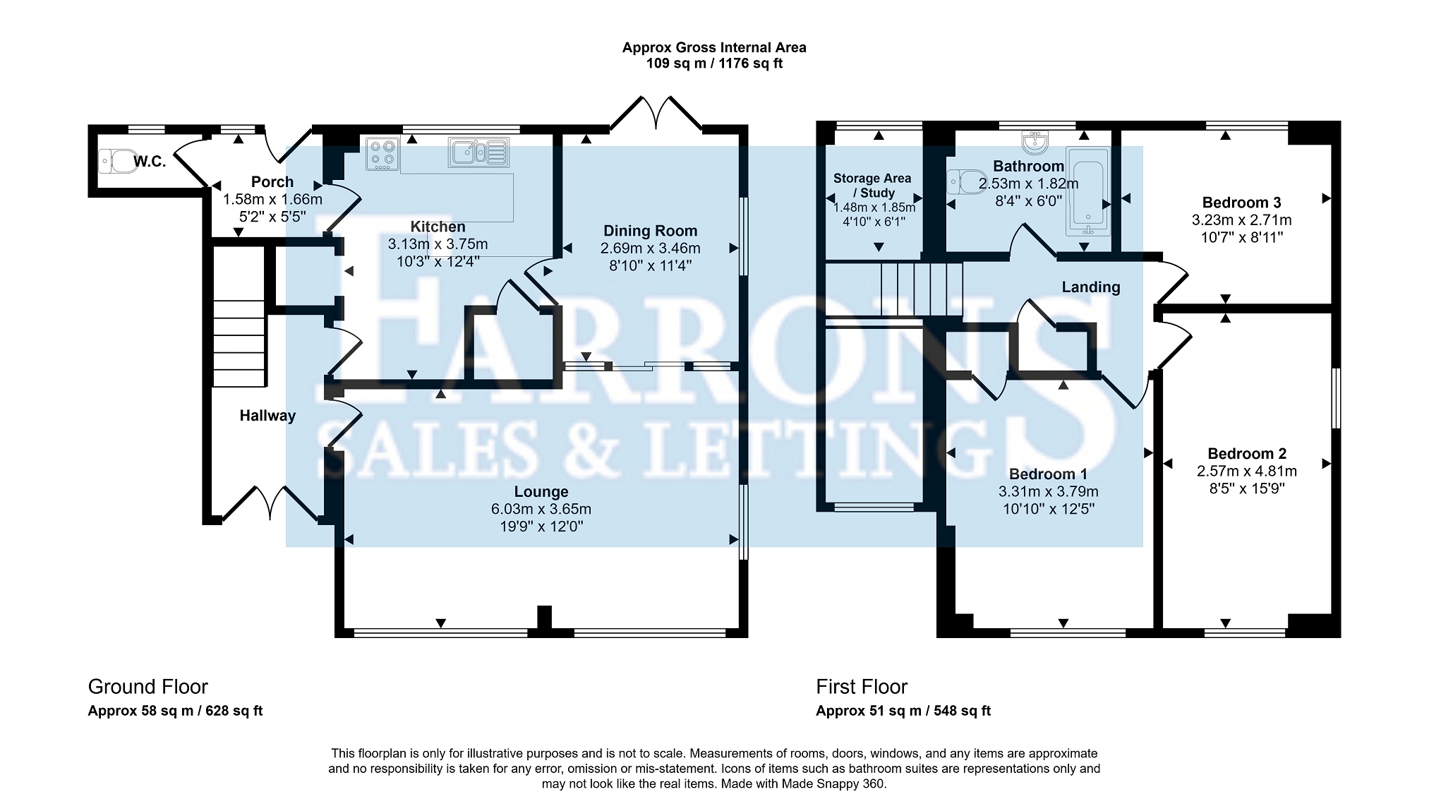 14, Belmont Road, Winscombe floorplan