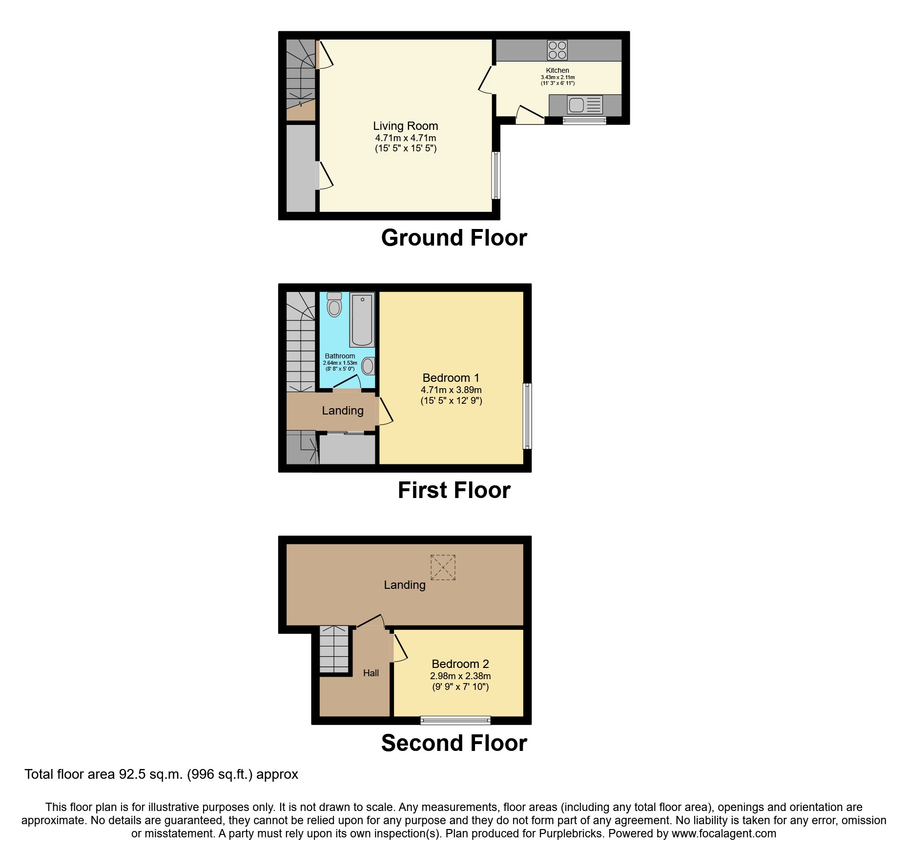 59, Fagley Road, Bradford floorplan