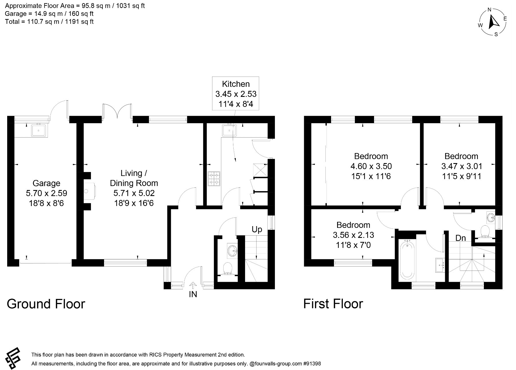 8, The Manor, Godalming floorplan