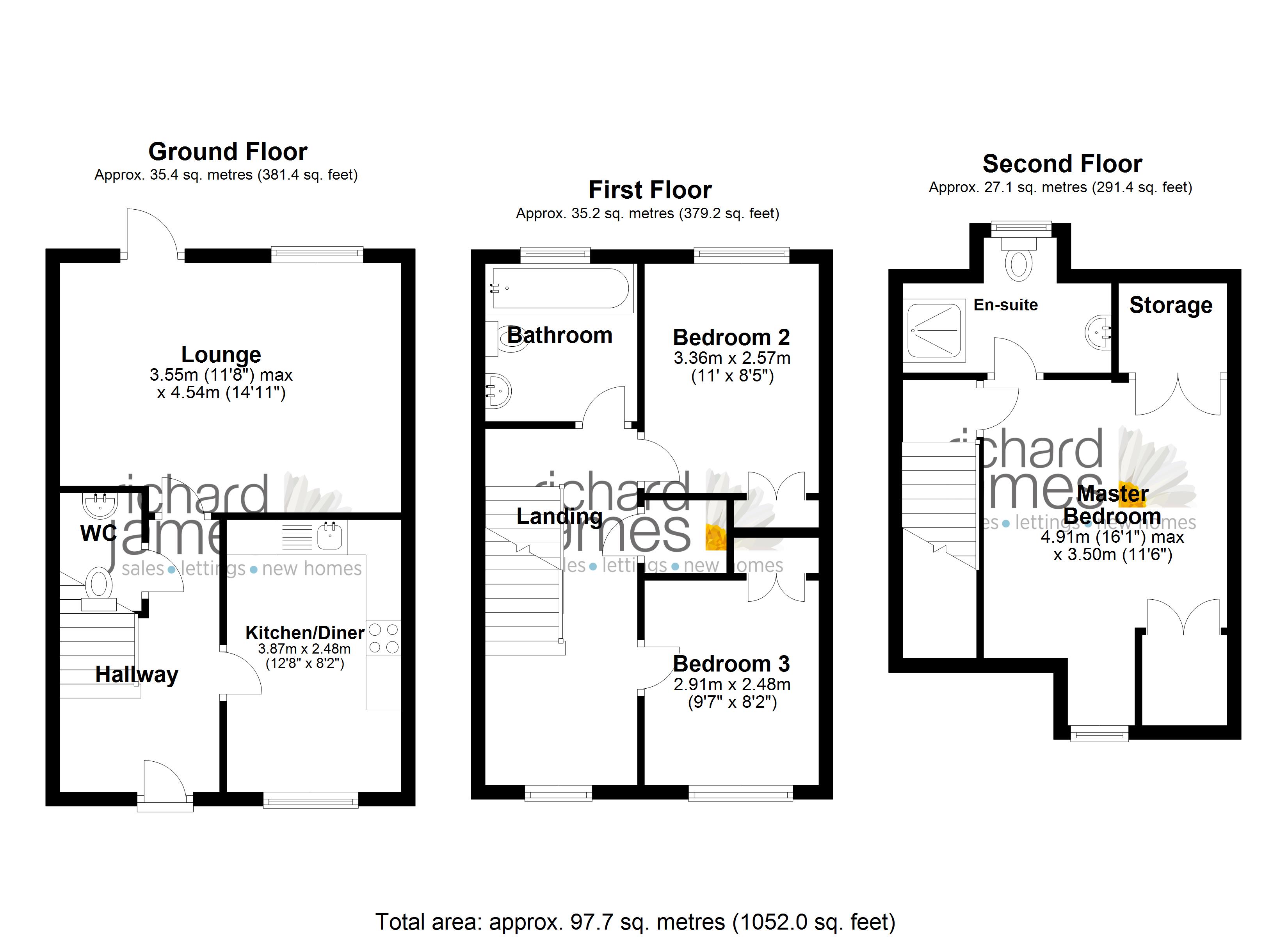 3 Bedrooms Semi-detached house for sale in Hartington Road, Oakhurst, Swindon, Wiltshire SN25