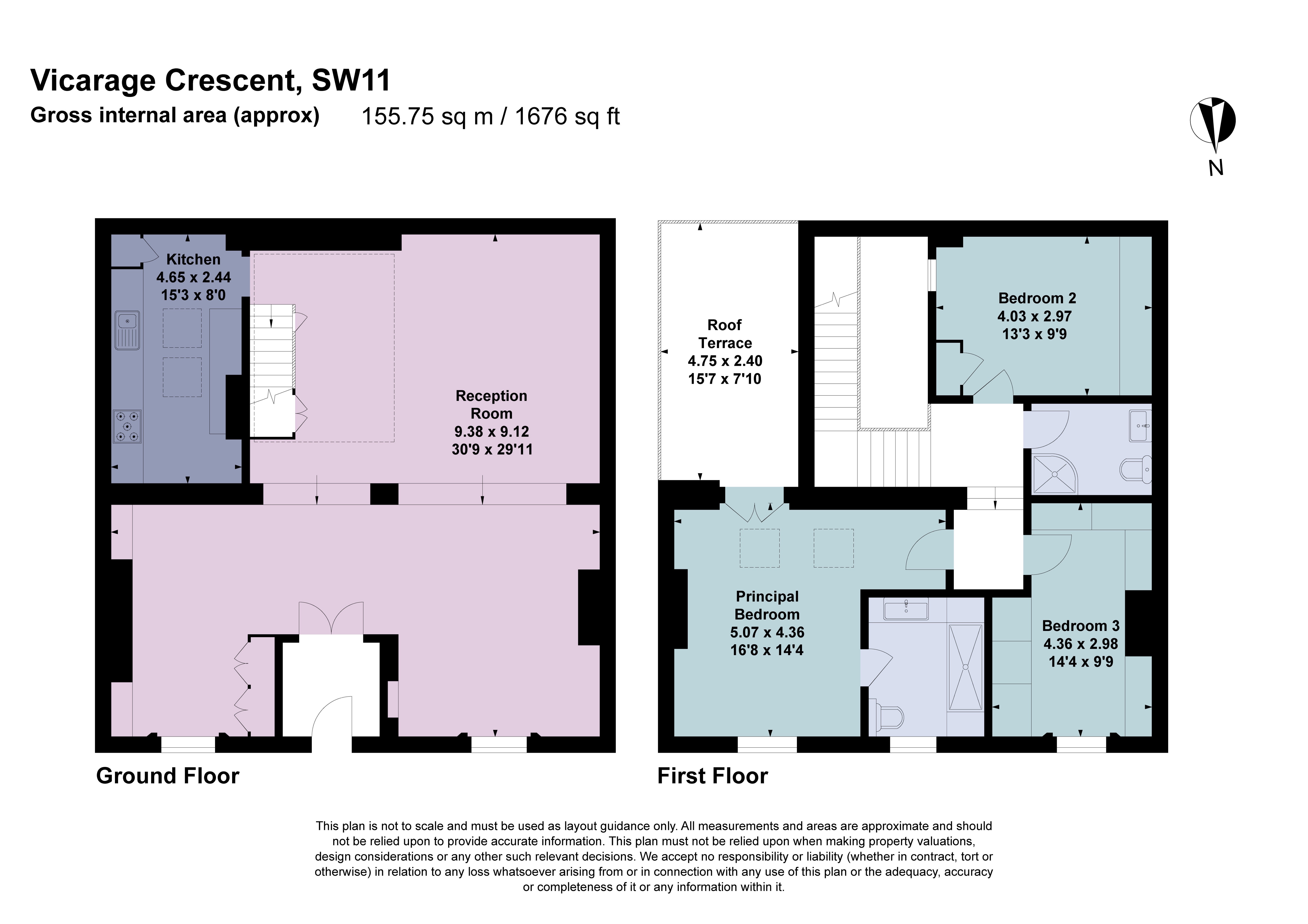 Flat 2,, Windsor Court, Battersea floorplan