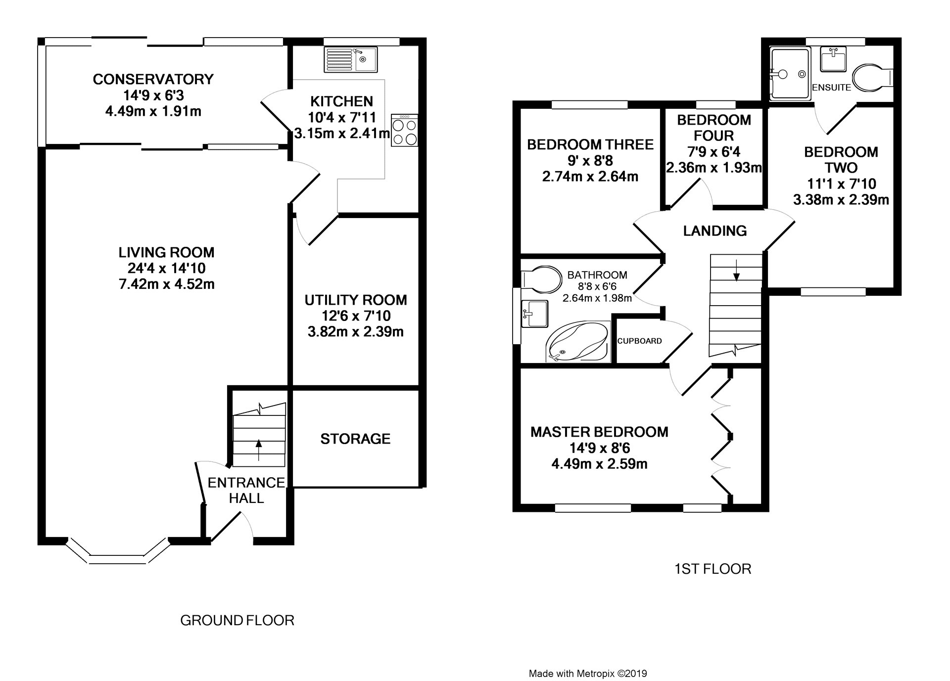 4 Bedrooms Detached house for sale in Laburnum Road, Winnersh, Wokingham, Berkshire RG41